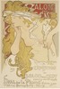 独角鹿西洋古董 1896年法国出品捷克国宝级画家穆夏签名创作海报作品《百人沙龙 Salon des Cent》 商品缩略图2