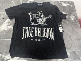 瑕疵TrueReligion/真实信仰 男士夏季透气经典印花圆领短袖休闲T恤