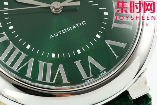 AF卡地亚蓝气球系列 蓝气球40系列男款 新尺寸40mm 罗马面 绿盘 男士腕表 商品图4