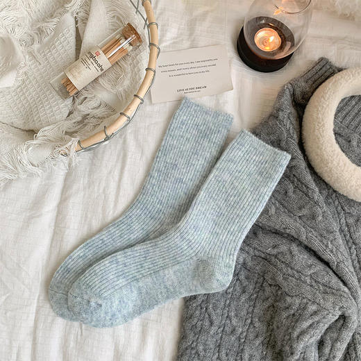彩色保暖基础羊毛袜-纪念日百货门店同款167944775 商品图3