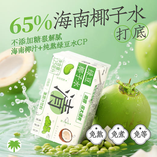 南国红豆薏米椰子水/绿豆椰子水/100%椰子水 125ml/248ml/瓶 商品图2