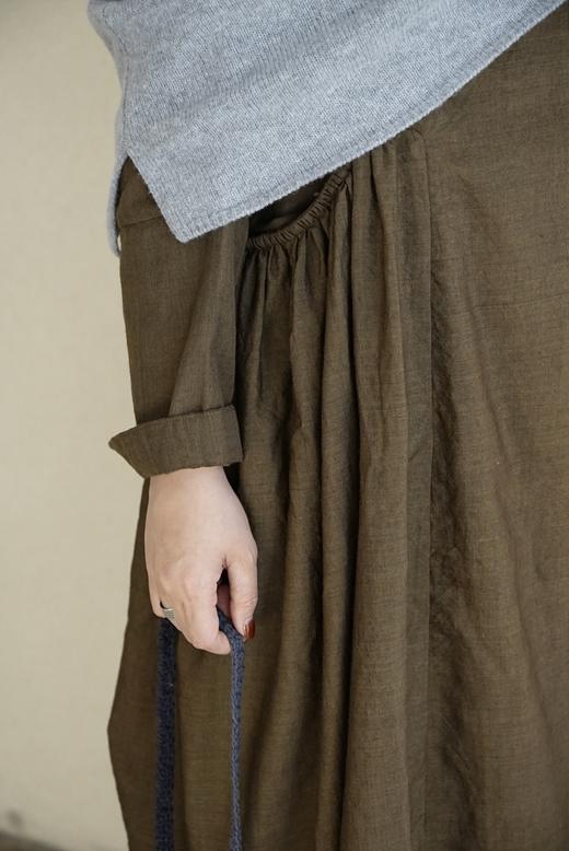 AODRESS 羊毛蓬蓬娃娃衫裙(neck cut side gather dress) 商品图1