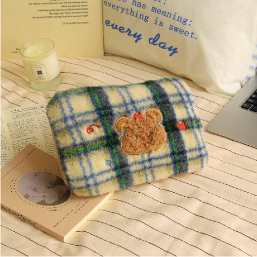亲肤保暖格纹小熊饼干充电热水袋-纪念日百货门店同款166094756 商品图8