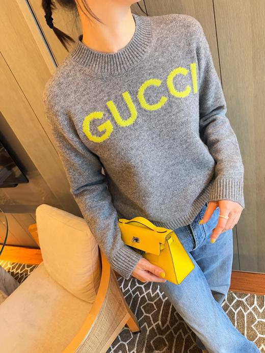 古驰 25年秋冬最新款 灰毛衣(KX*MM) 商品图1