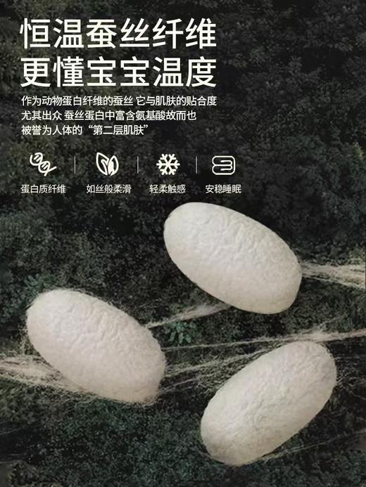 【德国恒温婴儿睡袋a类蚕丝】夹棉分腿宝宝男女儿童秋冬加厚/春秋薄款 商品图5