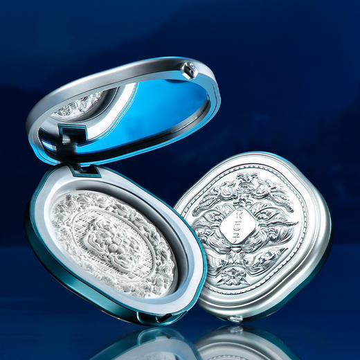 【门店专享-苗族限定浮雕款】花西子玉女蚕丝蜜粉饼02雾轻纱/随行补妆/浮雕工艺/礼赠佳选 商品图1