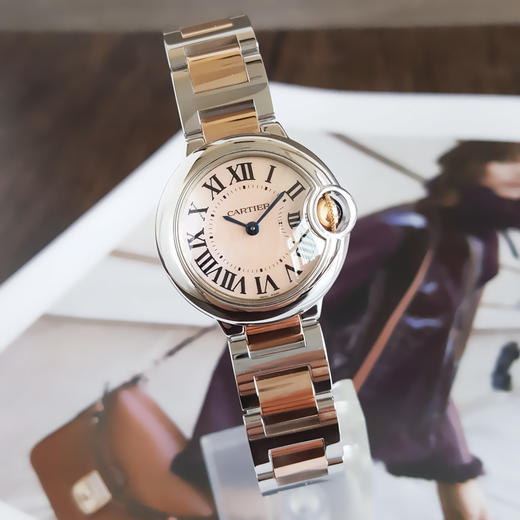 【95新】CARTIER 卡地亚W6920034蓝气球系列石英机芯精钢/18K黄金28MM（女款）311025NJS31 商品图3