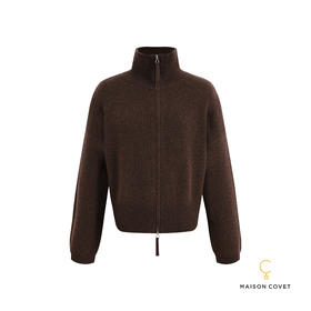 MAISON COVET 纯山羊绒拉链夹克