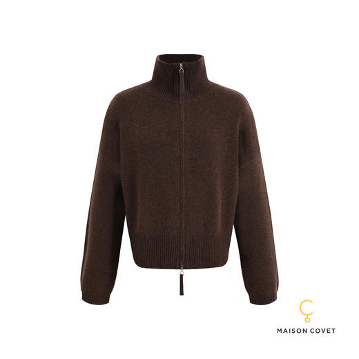 MAISON COVET 纯山羊绒拉链夹克 商品图0