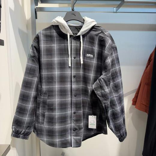 安踏2025年男冬季新款保暖防风双面穿衬衫休闲百搭外套172548602 商品图2