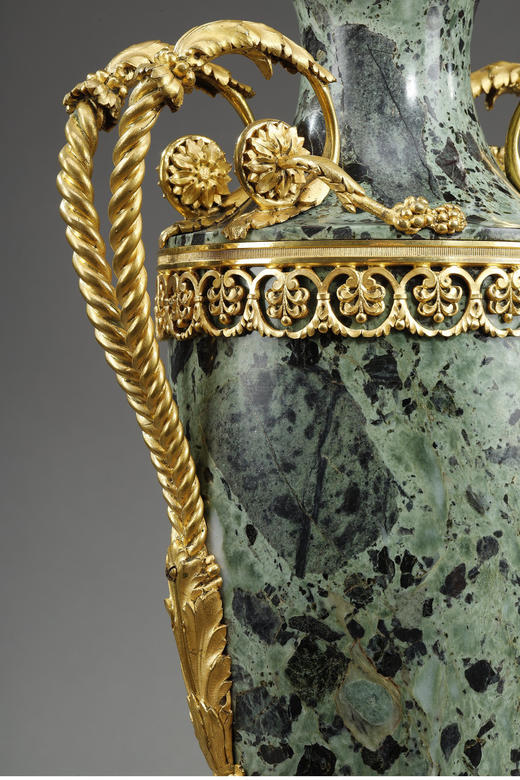 独角鹿西洋古董 1880-1890年代英国出品黄水晶火漆印章装饰菱格纹黄金精雕笔杆 商品图4