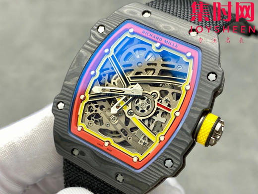【贵重物品】只适合高端玩家 理查德米勒RM67-02 V3版 震撼登场！男士腕表 德国配色 一体机 摆轮会动 商品图2