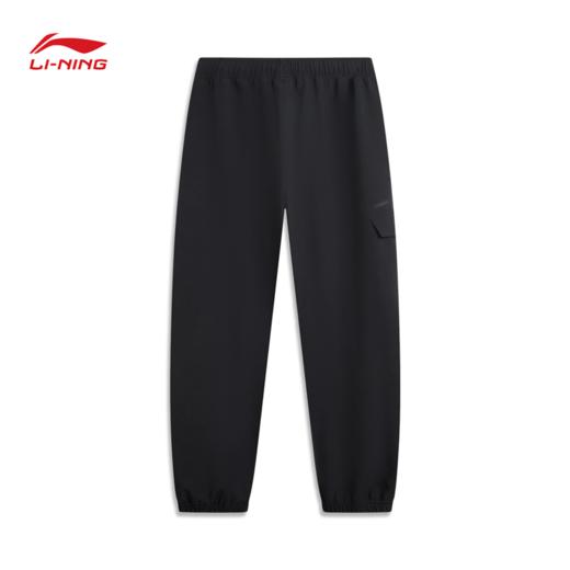 李宁韦德系列男子束脚加绒保暖防泼水宽松运动长裤AYKV435 商品图3