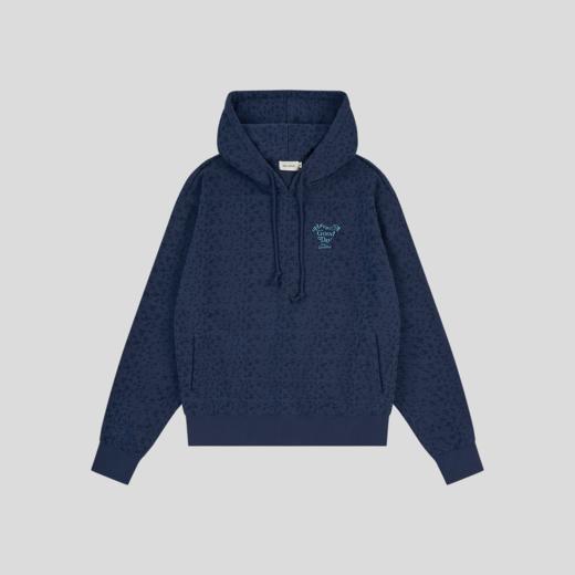 GOODBAI 'HAVE A GOOD DAY'印花碎花连帽卫衣 商品图3