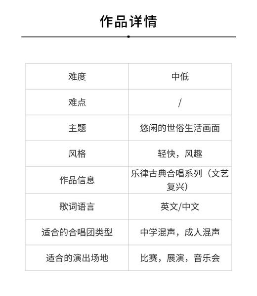 五月好时光（托马斯·莫利 曲 / 乐律创编工作室 编曲）无伴奏SATB合唱 正版合唱乐谱「本作品已支持自助发谱 首次下单请注册会员 详询客服」 商品图2