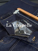 会员福利【垂感挺括/遮胯显瘦】拉夏贝尔/La Chapelle高腰明线阔腿牛仔裤宽松设计感百搭显瘦直筒长裤 商品缩略图8