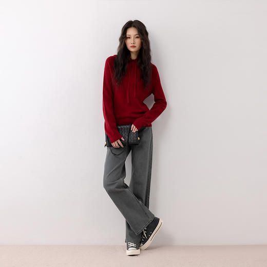 COCO ZONE 99棉复古水洗牛仔裤百搭休闲直筒裤CC2C2272 商品图0