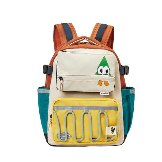 shukiku 儿童双肩包 趣看看 黄卡其色 M 商品图0