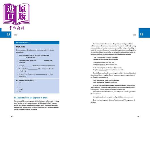 【中商原版】wan美英语语法练习册 掌握英语简单规则和测验 The Perfect English Grammar Workbook Rules Quizzes English 商品图3