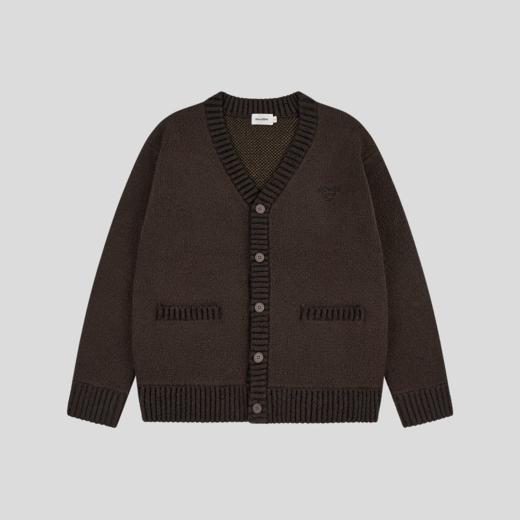 GOODBAI 'HAVE A GOOD DAY'后背印花毛织开衫 商品图3