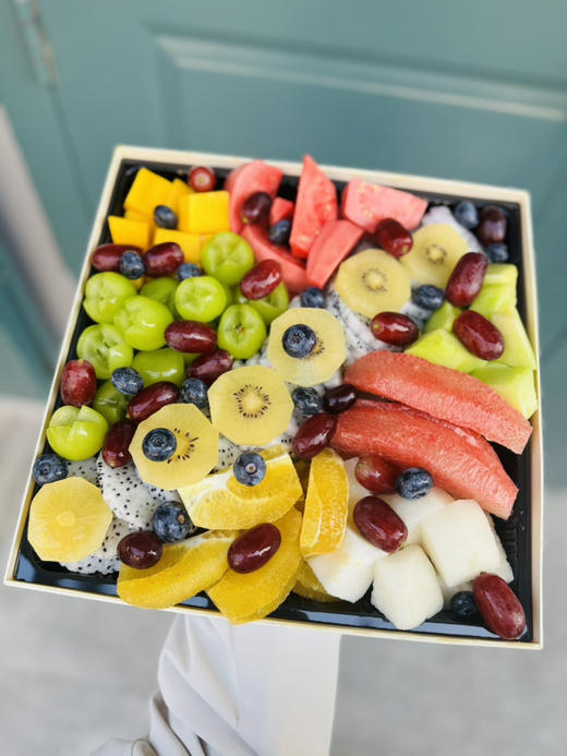 豪华派对超大果切盒 约4斤 -精美木盒 商品图1