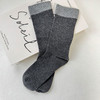 简约韩系堆堆袜柔软撞色棉袜-纪念日百货门店同款167945217 商品缩略图3