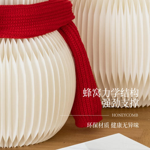 雪人 | 十八纸 圣诞节装饰纸雪人摆件商场橱窗店面户外节日气氛北欧（节庆特殊产品非质量问题不退换，介意慎拍） 商品图3