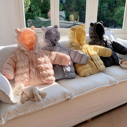 59.9元/2件‼️【泡芙奶油羽绒棉服➕儿童羽绒棉马甲套装】 商品图1