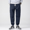 【加绒保暖】罗蒙男士冬季加绒休闲裤工装版型束脚设计腰部抽绳侧边大口袋时尚百搭长裤子 商品缩略图3