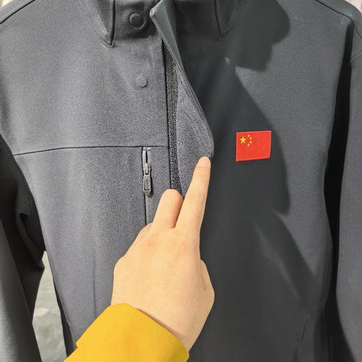 安踏冠军全天候2025秋款男士防泼水炽热轻暖绒行政夹克152540636 商品图0