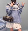 女款费尔岛羊毛针织毛衣la017 商品缩略图3