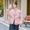 新中式国风羽绒服，洋气盘扣气质提花白鸭绒外套HR-YJLY86808 商品缩略图5