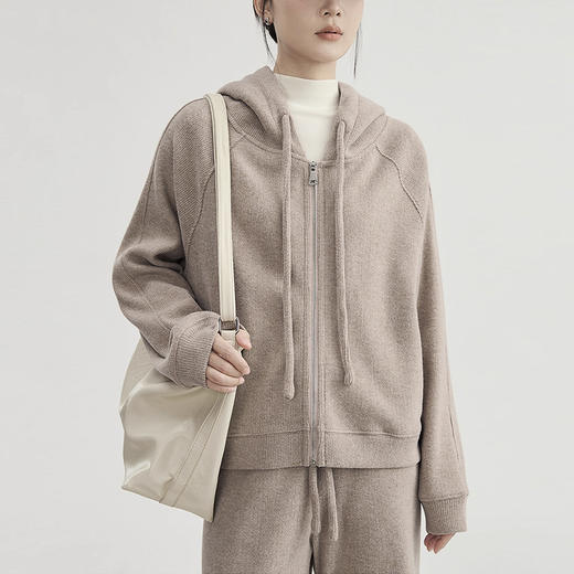 裁缝学苑AH88连帽针织卫衣纸样运动裤外套女装套装上衣裤子样板图纸 商品图2