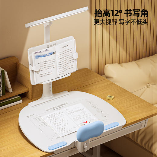 【开学季】猫太子学生坐姿卫士黄金12°六维正姿学习桌台灯阅读器一体式学习台 商品图2