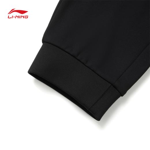 李宁男子束脚加绒保暖针织运动裤AKLV833 商品图7
