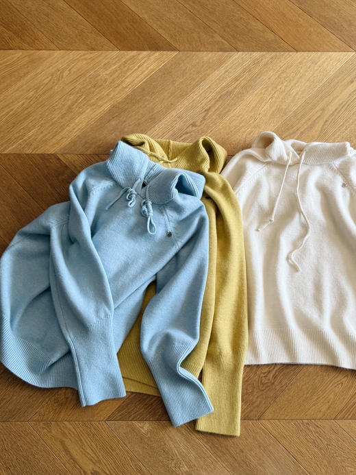 软糯无比-套头连帽针织衫毛衣/卫衣【包邮+三天无理由退换】 商品图13