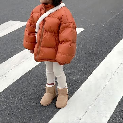 SACHA 羊皮毛一体儿童雪地靴时尚百搭加绒加厚保暖防滑靴子 商品图2