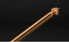 独角鹿西洋古董 1880-1890年代英国出品黄水晶火漆印章装饰菱格纹黄金精雕笔杆 商品缩略图3
