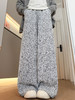 bf慵懒风【小香风粗花呢糯米阔腿裤】3款裤长可选，小个子也能驾驭 商品缩略图3