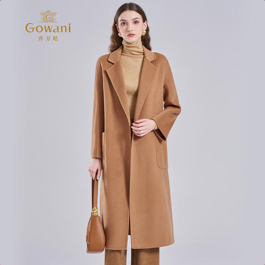 【羊绒】乔万尼羊毛羊绒大衣新款外套女秋冬高级感ET4A903 商品图2