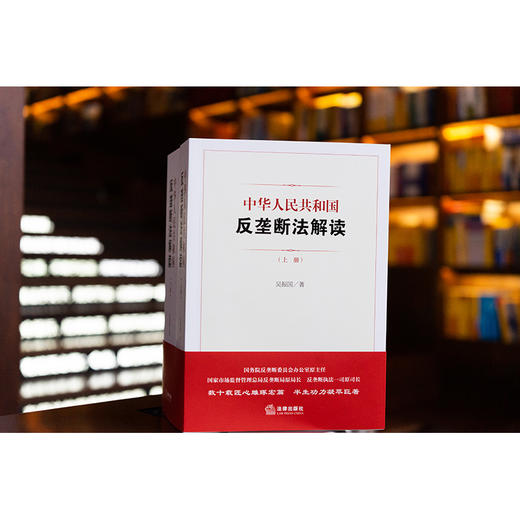 中华人民共和国反垄断法解读（上下册） 吴振国著 法律出版社 商品图0