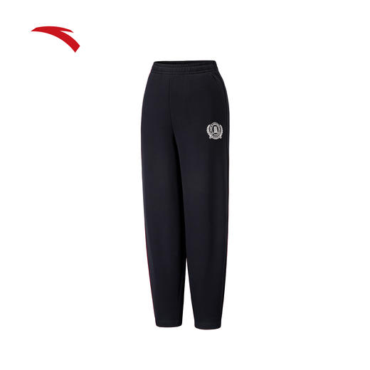 安踏锥形束脚卫裤女款2025新款加绒保暖百搭休闲裤长裤162548304N 商品图1