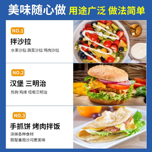 百利凯里红酸汤风味沙拉酱700g 贵州风味沙拉酱商用装汉堡三明治酱料蔬菜水果专用手抓饼 商品图1