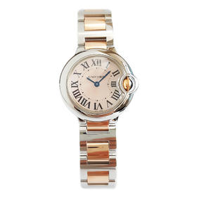 【95新】CARTIER 卡地亚W6920034蓝气球系列石英机芯精钢/18K黄金28MM（女款）311025NJS31