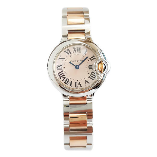 【95新】CARTIER 卡地亚W6920034蓝气球系列石英机芯精钢/18K黄金28MM（女款）311025NJS31 商品图0