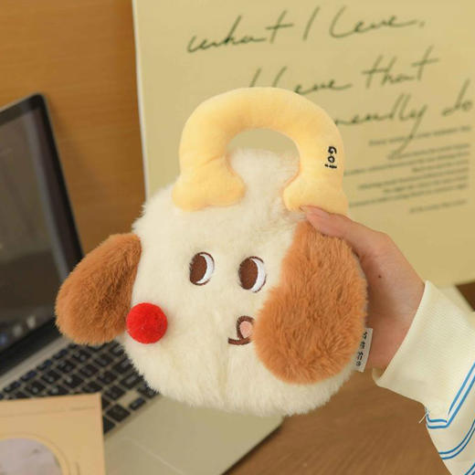 毛绒保暖可爱遛遛狗灌水热水袋350ml-纪念日百货门店同款166094801 商品图7