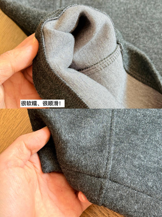 25秋冬--时髦廓形腿型救星！醋酸羊毛九分毛呢裤。自留闭眼入！ 商品图14