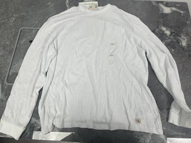 瑕疵Calvin Klein Jeans/CK 男士春秋款经典版华夫格休闲圆领长袖T恤