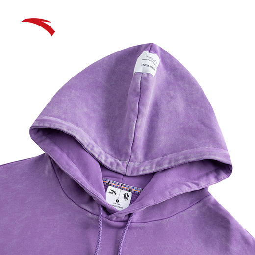 安踏凯里·欧文系列丨美式复古情侣款纯棉连帽卫衣男女172531702R 商品图3