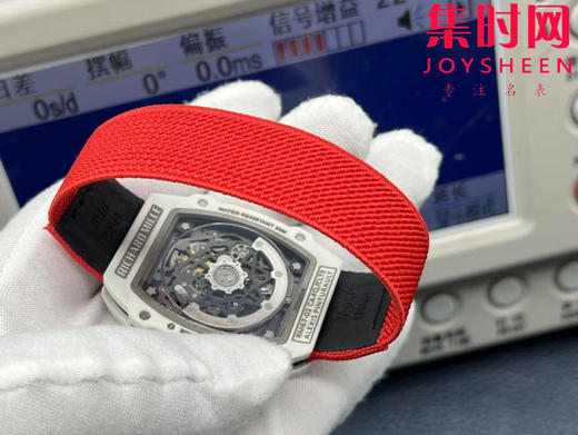 【贵重物品】只适合高端玩家 理查德米勒RM67-02 V3版 震撼登场！男士腕表 白法国配色 一体机 摆轮会动 商品图7